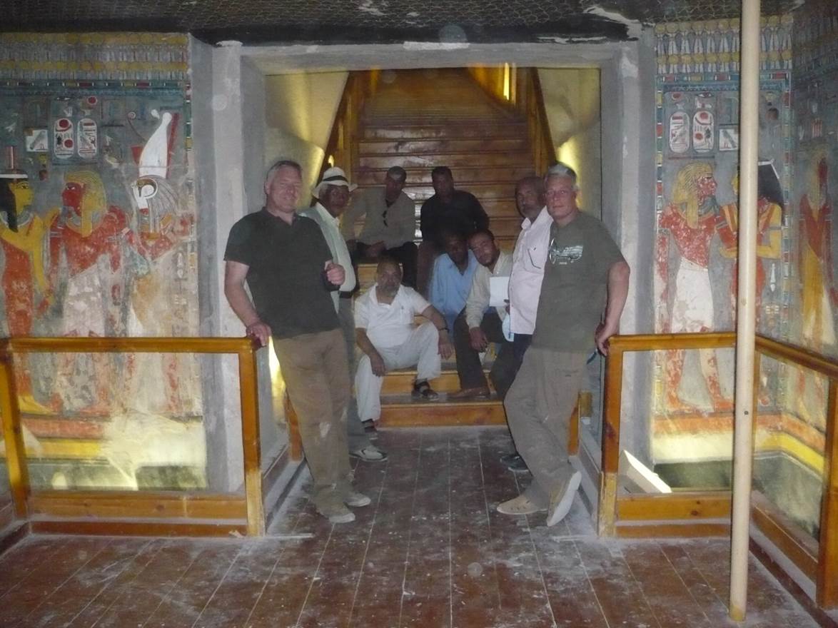 TAL DER KÖNIGE KV 57 GRAB HAREMHAB 2010